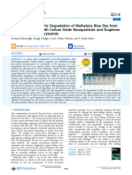 Kalaycıoğlu Et Al 2023 Efficient Photocatalytic Degradation of Methylene Blue Dye From Aqueous Solution With Cerium