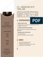 CV Professionnel Beige Moderne PDF