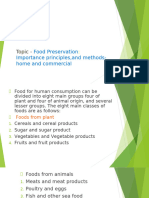 Food Preservation