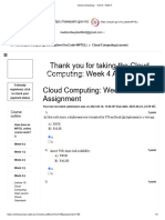 Cloud Computing - Unit 6 - Week 4