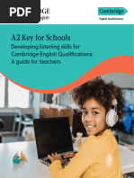 Developing Listening Skills For A2 Key For Schools A Guide For Teachers