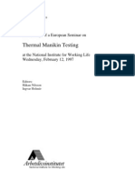 Thermal Manikin Testing