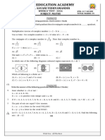 Gseb 11 Standard Maths Examination Question