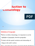 Climatology