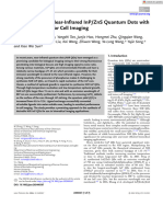 Laser Photonics Reviews - 2024 - Zhang - Giant Pyramidal Near Infrared InP ZNS Quantum Dots With Size Over 15 NM For Cell