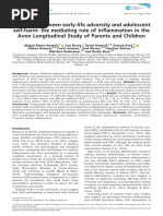 Child Psychology Psychiatry - 2019 - Russell - Pathways Between Early Life Adversity and Adolescent Self Harm The