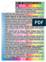 Brief History of Mindanao Island