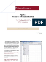 CF Factorial ANOVA Instructions