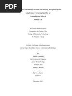 EdStock - DepEd Realtime Procurement and Inventory Management System Using Demand Forecasting Algorithm