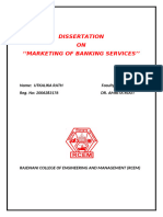 Marketing of Banking Services