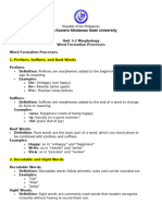 Unit 3 2 Morphology Word Formation Processes