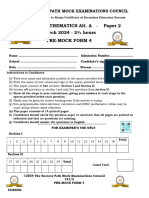 Maths Pp2 Qs Pre-Mock 2024.