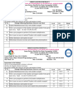 Quation Paper Class Test Java