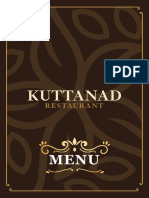 Menu Card A4 Kuttanadu Print File