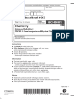 June 2022 QP - Paper 1 Edexcel Chemistry As-Level