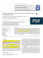 Production and Characterization of Low Molecular Weight Sophorolipid Under Fed-Batch Culture