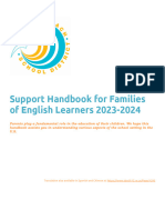 Support Handbook For Families of English Learners 2023-2024