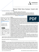 A Case of Chronic Bilateral Tibial Stress Fractures Treated With Intramedullary Nailing