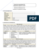 5 Años - Actividad Del 23 de Agosto