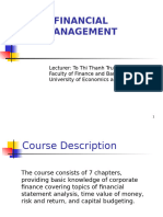 Introduction to the Course of Financial Management (2)