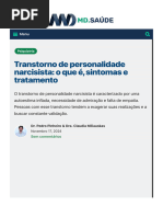 NARCISISTA - Transtorno de Personalidade Narcisista