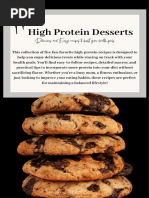 Top 5 High Protein Desserts