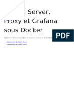 Zabbix Server Proxy Et Grafana Sous Docker