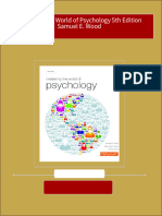 Mastering The World of Psychology 5th Edition Samuel E. Wood Ebook All Chapters PDF