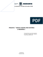 Projeto Minha Cidade Tem Historia e Memória