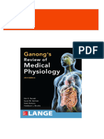 Ganong's Review of Medical Physiology 25th Edition Barrett 2024 Scribd Download