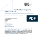 ISRC Handbook