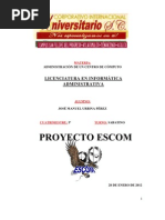 Proyecto Escom CC