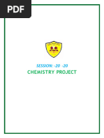 Abhinav English School (CBSE) Pune: Chemistry Project