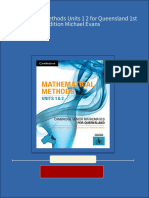 Mathematical Methods Units 1 2 For Queensland 1st Edition Michael Evans Ebook All Chapters PDF