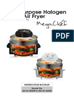 Multipurpose Halogen Oven Air Fryer: Instruction Booklet