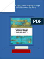 Instant Download Student Migration From Eastern To Western Europe 1st Edition Mette Ginnerskov-Dahlberg PDF All Chapters