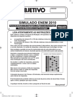 Preparação para o Enem 2010 - NOVO SIMULADO 2