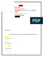 ENG201 MID-Term by Attiq Kundi-Updated