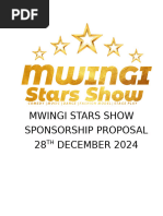 Mwingi Stars Propasal