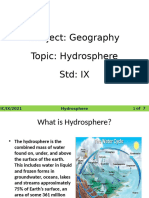 1 IX GEOG Hydrosphere