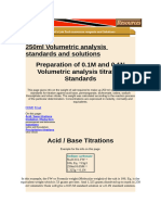 Acid Base Titrations