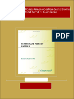 Complete Temperate Forest Biomes Greenwood Guides To Biomes of The World Bernd H. Kuennecke PDF For All Chapters