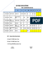 Date Sheet - 20224-25