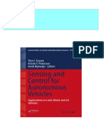 Instant Download Sensing and Control For Autonomous Vehicles Applications To Land Water and Air Vehicles 1st Edition Thor I. Fossen PDF All Chapters