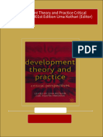 8934download Full Development Theory and Practice Critical Perspectives 2001st Edition Uma Kothari (Editor) Ebook All Chapters