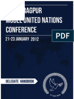 Delegate Handbook - IIT KGP MUN 2012