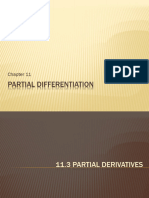 11.3 Partial Differentiation