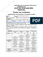 Evaluación Final Redacción Individual de Un Ensayo