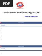 Introduction To Artificial Intelligence (AI) : Akshita Chanchlani