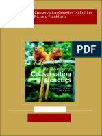 Instant Access To Introduction To Conservation Genetics 1st Edition Richard Frankham Ebook Full Chapters